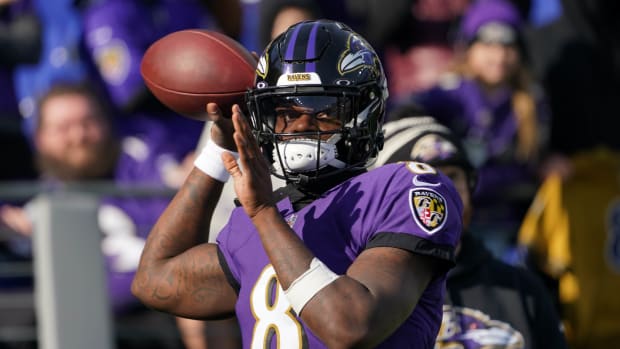 Baltimore Ravens quarterback Lamar Jackson
